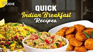 3 Healthy Indian Breakfast Recipes | Poha, Podi Idli, Quinoa Upma