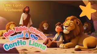 Daniel and the Gentle Lions 🦁 | Bible Story for Kids | Christian Music
