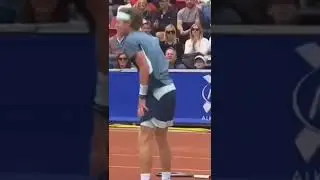 Andrey Rublev in a bad mood 😳 #tennis #shorts #rublev