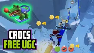 FREE UGC! Grinding the Crocs Quest Roblox Winter Event