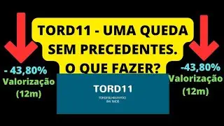 TORD11 - UMA QUEDA SEM PRECEDENTES. O QUE FAZER?