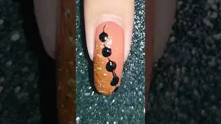 Easy nail art design using needle