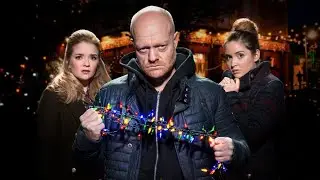 EastEnders - Lauren & Abi Fall Off The Roof (25th December 2017)