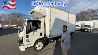 2025 Isuzu NRR diesel 16&rsquo; Reefer body w/ Thermo King unit