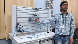 Pneumatic Operation of Single Acting Cylinder using OR Valve (Shuttle Valve) Part2