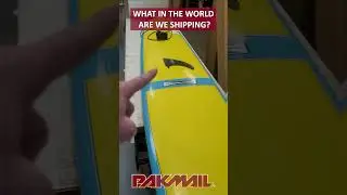 What in the world are we shipping today? A longboard surfboard! 🌊🏄