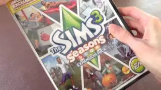 The Sims 3 :Seasons Expansion Pack - Unboxing