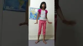 Yoga learning Frog Pose