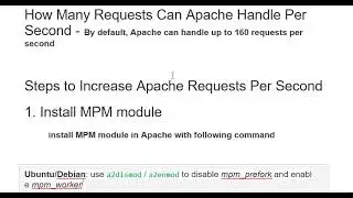 MPM(Multi-Processing Module) installation on apache