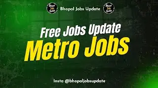 MP Metro Job Vacancy | new Indian Railway Vacancy | RRB Bhopal | Govt Jobs 2025 | Recruitment
