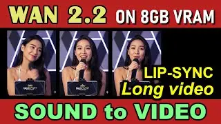 Long Lip-Sync Videos with Wan 2.2 S2V