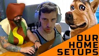 Work From Home Set-Up Tour! - Funhaus BTS