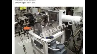 plate type screen changer and melt pump for pipe extrusion line