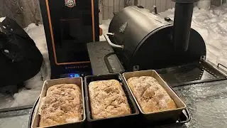 Sportsman Sunday - Pitboss Baked Bread and all the Fixens