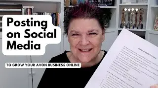Posting on Social Media to Grow Your Avon Business ❤️