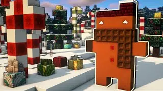 Minecraft | How to Build a Gingerbread Man | Short and Sweet Build Tutorials