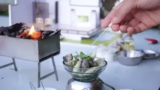 Miniature cooking easy recipes | ''Escargot'' World famous grilled appetizer | Part 2