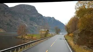 Travelling in Norway - Road from Rullestad to Odda (part 2)