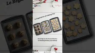 Le Regalo&reg; Set of 3 Baking Tray | Bake-ware | Holiday season | Cookies | Style Asia Inc