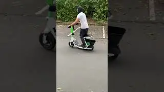 Lime Electric scooter wheelies #limescooter