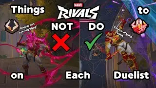 Что НЕ ДЕЛАТЬ с каждым дуэлянтом | Marvel Rivals (часть 1)