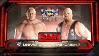 Brock Lesnar vs Stone Cold Steve Austin -  Wrestlemania Rematch