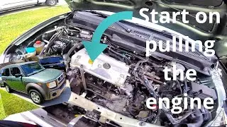 Starting on pulling the element engine