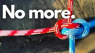 The ONLY 4 Camping KNOTS You'll Ever Need - SIMPLE