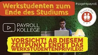 Studium zu Ende = Werkstudentenprivileg zu Ende? Wie lange darf ich als Werkstudent weiterarbeiten?