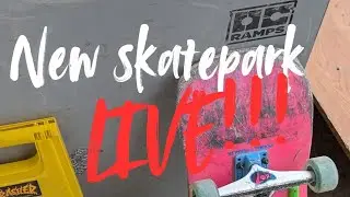 Setting up a new skatepark at home #2  (Christopher Hiett setup)