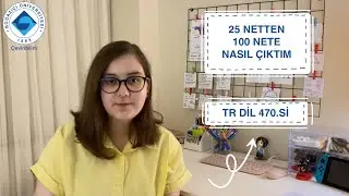 Nasıl Boğaziçi kazandım? TR Dil 470.sinden öneriler #TYT  #YKS