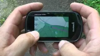 Test Garmin Oregon 650t, Route starten, Track Einstellung Aufzeichnung am Oregon 650t, Trackback