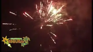 Torta de 64 tiros show carnaval Venecia segura pirotecnia