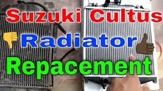 How to Change Suzuki Cultus Car Radiator || Radiator Replacement || Bilntec