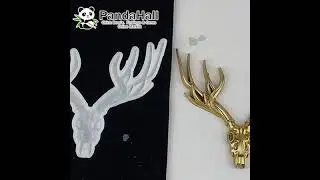 DIY Deer Head Silicone Molds, 197x185x16.5mm (SIMO-B006-02) #pandahall #diy #resincrafts #resinart