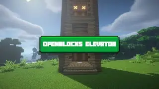 Minecraft OpenBlocks Elevator Mod in 1 Minute Review