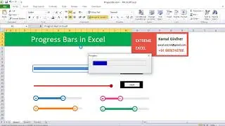 Progress bars in Excel using VBA (Tutorial)