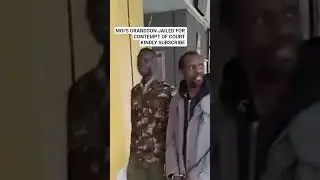 MOI'S GRANDSON JAILED FOR CONTEMPT OF COURT IN A CHILD SUPPORT CASE.#shorts