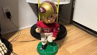Gemmy 2002 Pigskin Pete & His Lightning Feet (San Francisco 49ers)