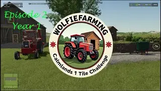 Challenge Series  | 1 Tile Challenge, Calm Lands  | EP2 - Still starting up |   FS25
