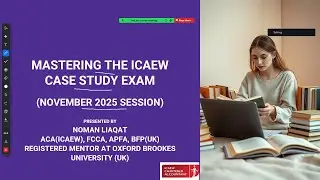 ACA (ICAEW) Case Study Orientation November 2025 Exams