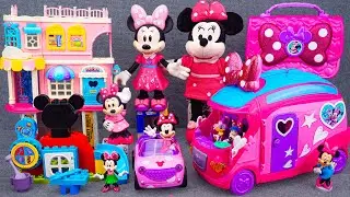 Satisfying with Unboxing Disney Minnie Mouse Pink Car Playset | Review Toys ASMR