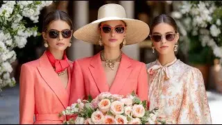Ralph Lauren Spring Summer 2026 Coral Peach & Champagne &ndash; Warm Elegant Summer Style