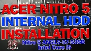 HOW TO INSTALL INTERNAL HDD IN ACER NITRO 5 - HOW TO INSTALL HARD DRIVE IN ACER NITRO 5 - #shorts