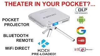 Cocopico N1 DLP pocket projector - Android, Bluetooth, WiFi - best portable projector 2017