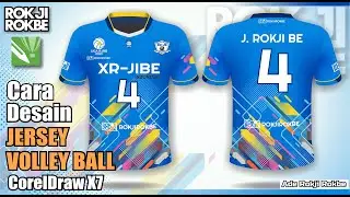 Cara Membuat Desain Kaos Tim Bola Voli Menggunakan CorelDraw