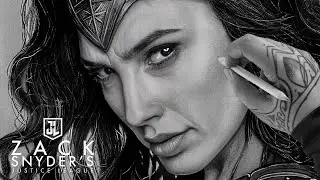 Drawing Wonder Woman (from “Zack Snyder’s Justice League”)