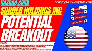 POTENTIAL BREAKOUT : SOND STOCK ANALYSIS | SONDER HOLDINGS INC STOCK