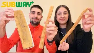 NEW SUBWAY FOOTLONG COOKIE AND CHURRO FINALLY IN THE UK!