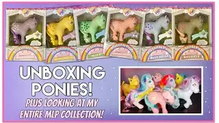 Unboxing 40th Anniversary My Little Pony Reproductions | My Entire MLP Collection | 2023 MLP